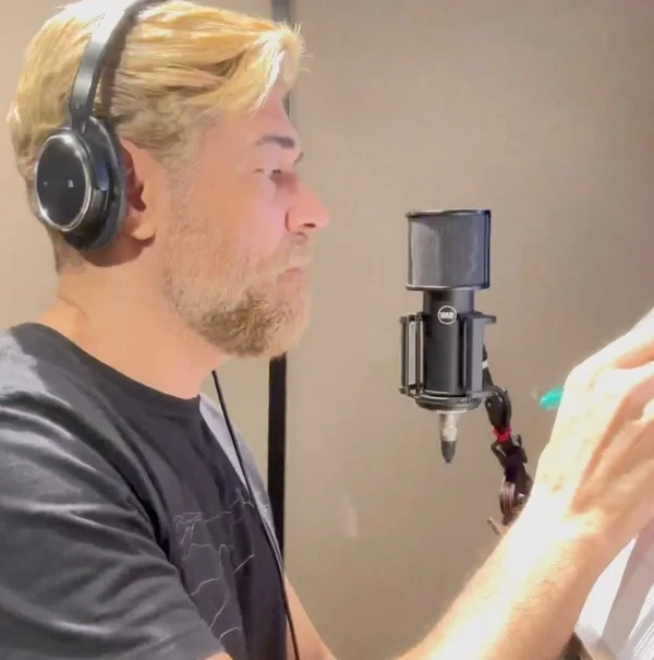 Ator e dublador Clecio Souto por Reprodução/Redes Sociais 