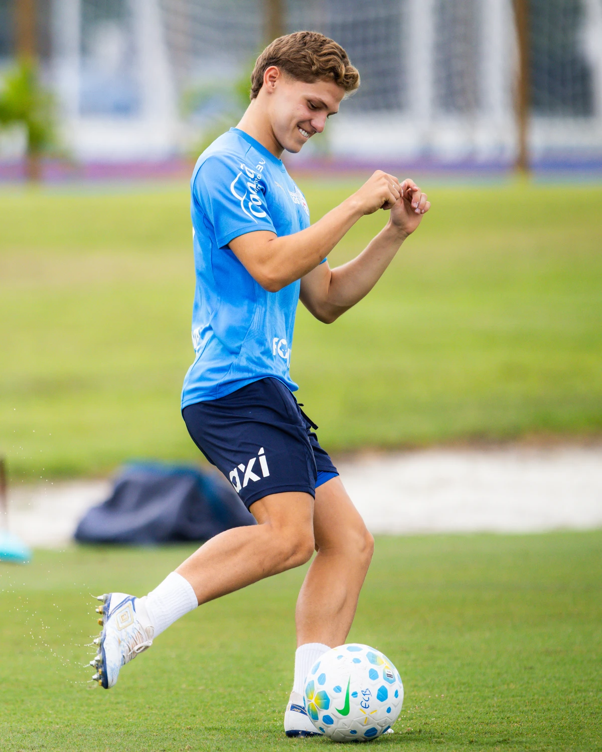 Elenco do Bahia treinando em preparação para encarar o Atlhetico-PR por Letícia Martins/ECB