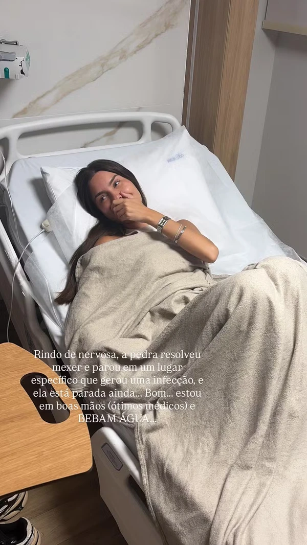 Ex-BBB Thais Braz foi hospitalizada com pedra no rim por Reprodução/Instagram