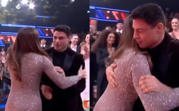 Grazi Massafera vence prêmio, abraça Cauã e recebe homenagem da filha