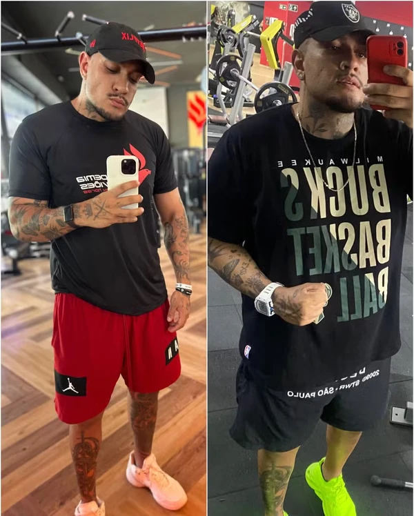 MC Binn: antes e depois por Reprodução/Instagram