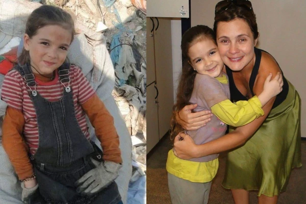 Mel Maia interpretou Rita aos 8 anos em 