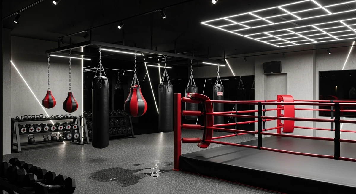 O date perfeito para Áries: academia com clima intenso por Imagem gerada por IA