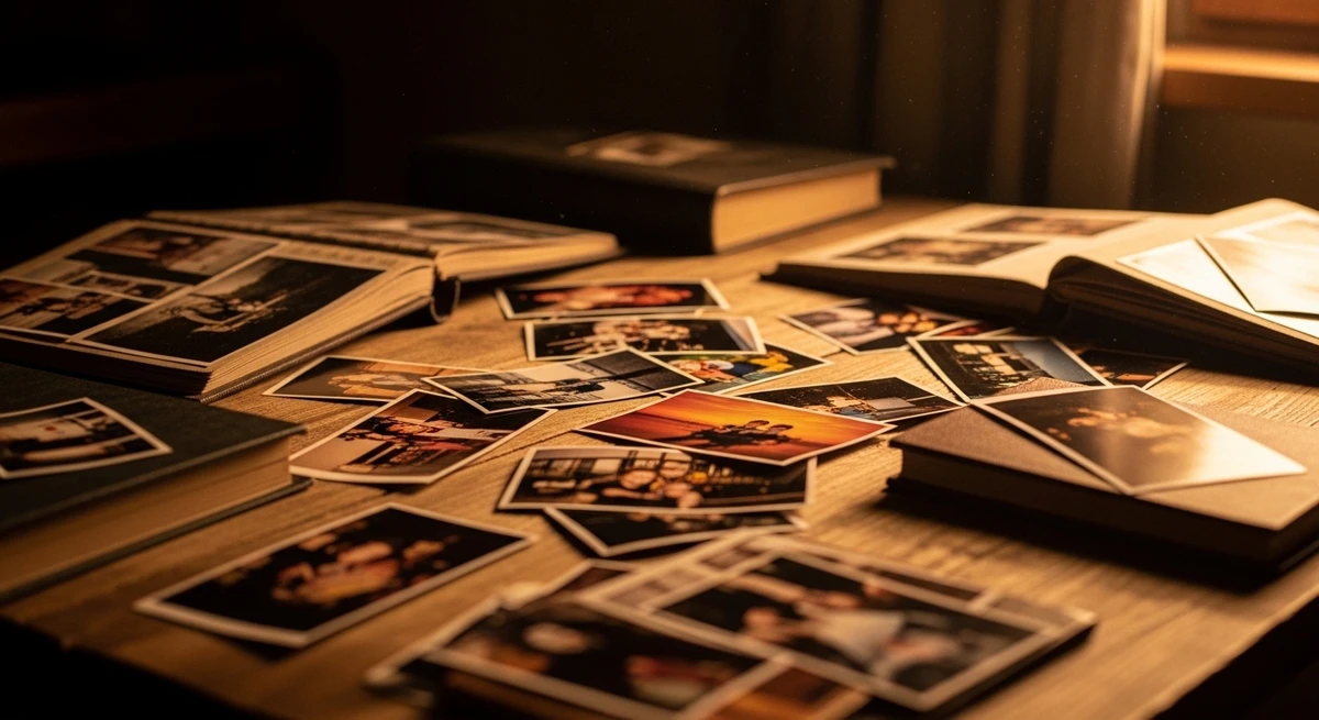 O date perfeito para Câncer: rever fotos e memórias antigas juntos por Imagem gerada por IA