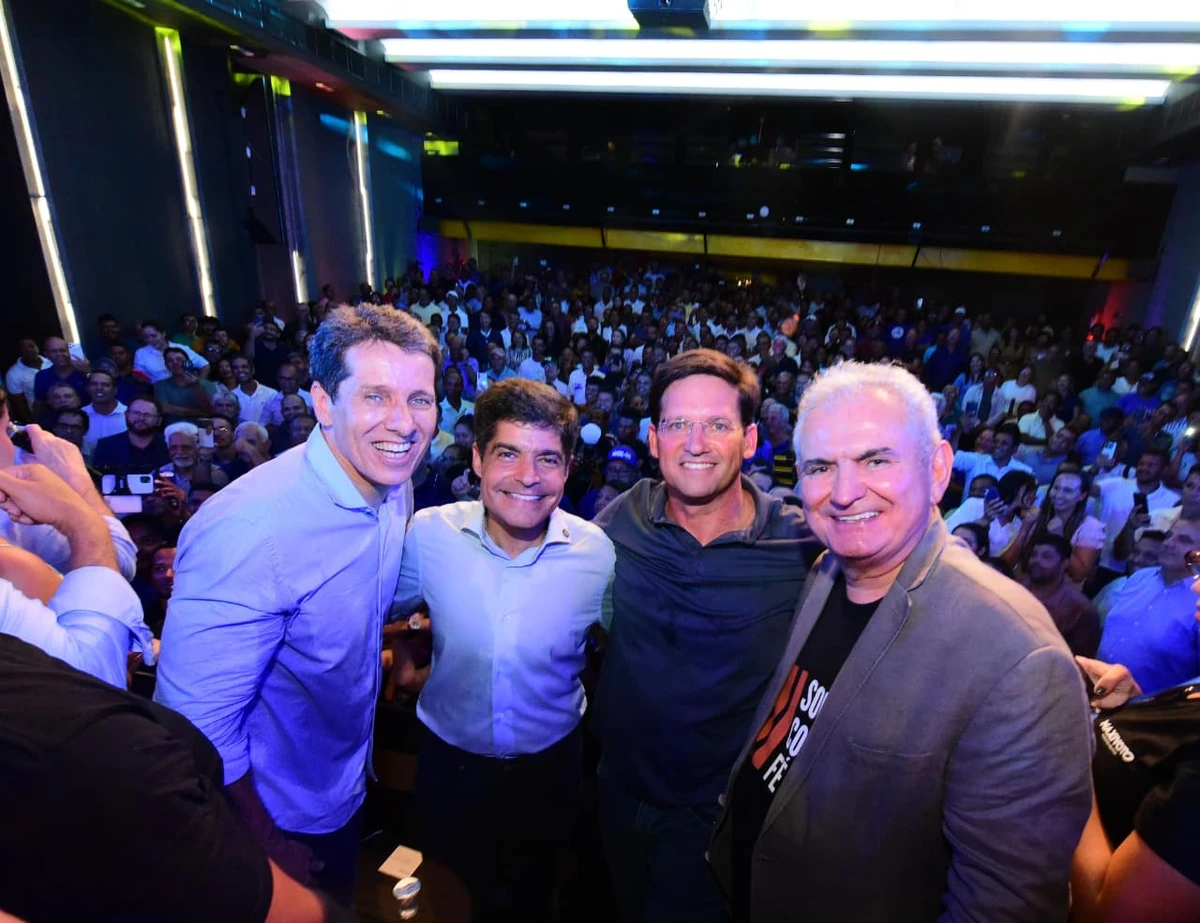 Zé Cocá, ACM Neto, João Roma e Angelo Coronel
