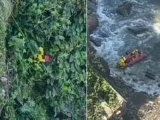 Imagem - Homem se joga de precipício de quase 90 metros para escapar de ataque de abelhas