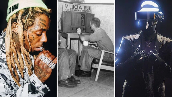 Artistas como a banda Daft Punk e o cantor Lil Wayne, utilizam tecnologias sonoras derivadas da WW2