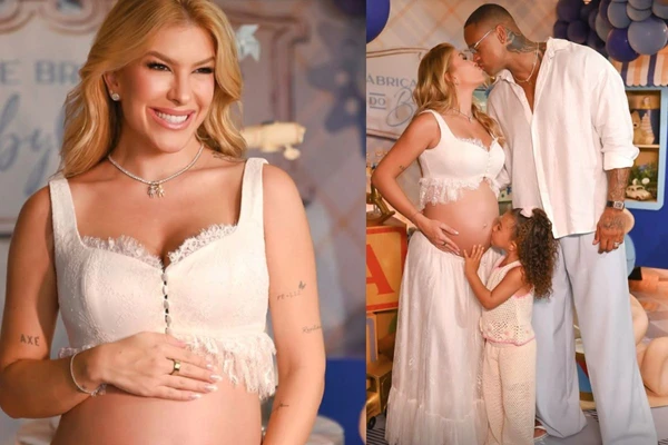 Nome foi revelado durante chá de bebê 