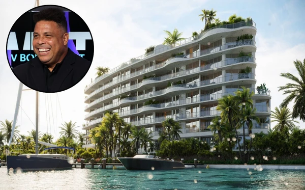 Nova cobertura de Ronaldo Fenômeno fica no Onda Residences, em Miami