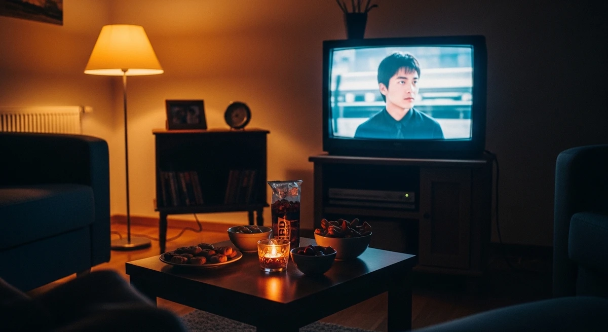 O date perfeito para Aquário: sessão de filmes por Imagem gerada por IA