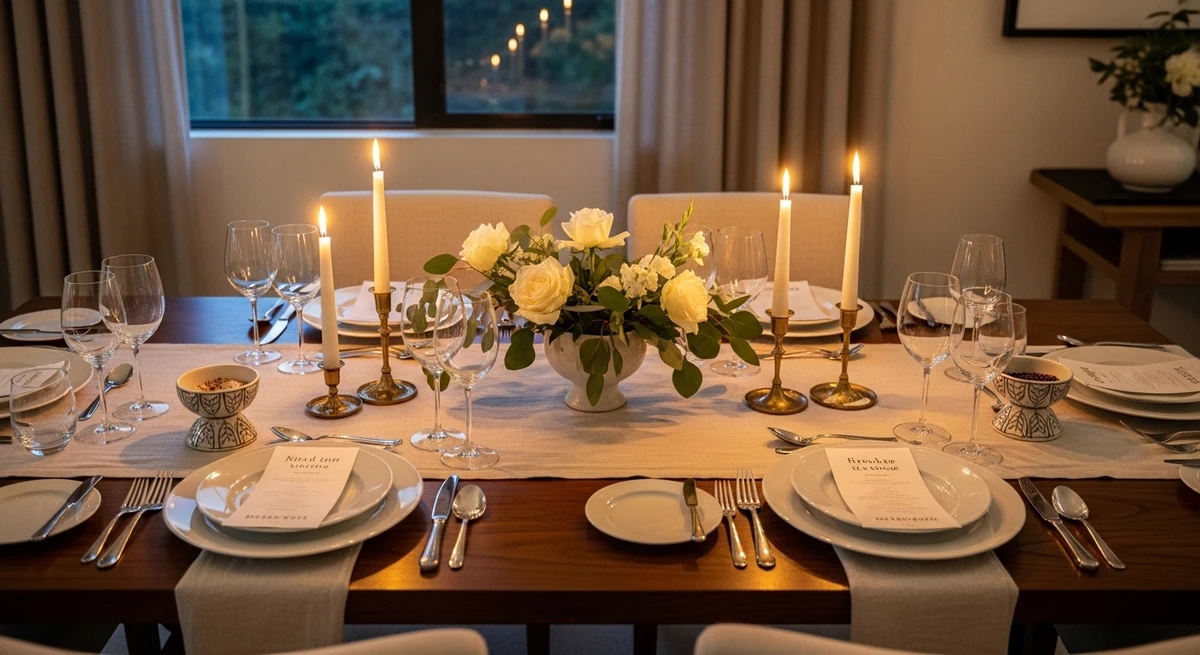 O date perfeito para Capricórnio: jantar em casa com tudo bem planejado por Imagem gerada por IA