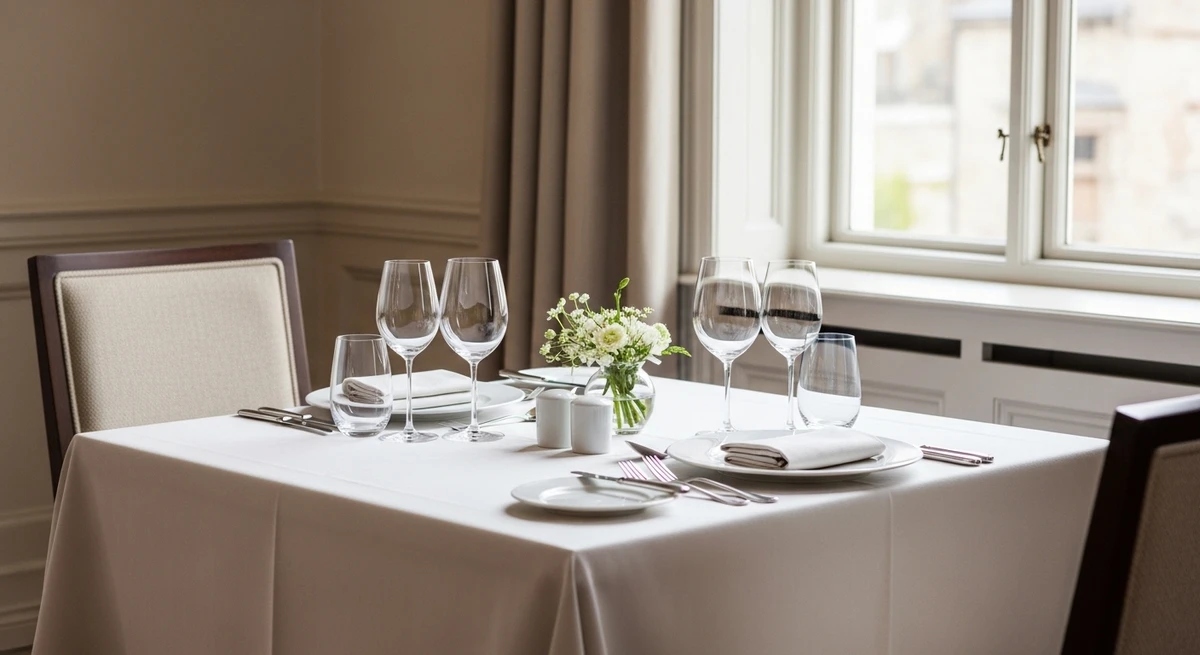 O date perfeito para Capricórnio: jantar em restaurante sofisticado e discreto por Imagem gerada por IA