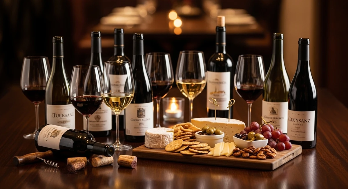 O date perfeito para Libra: noite de vinho por Imagem gerada por IA