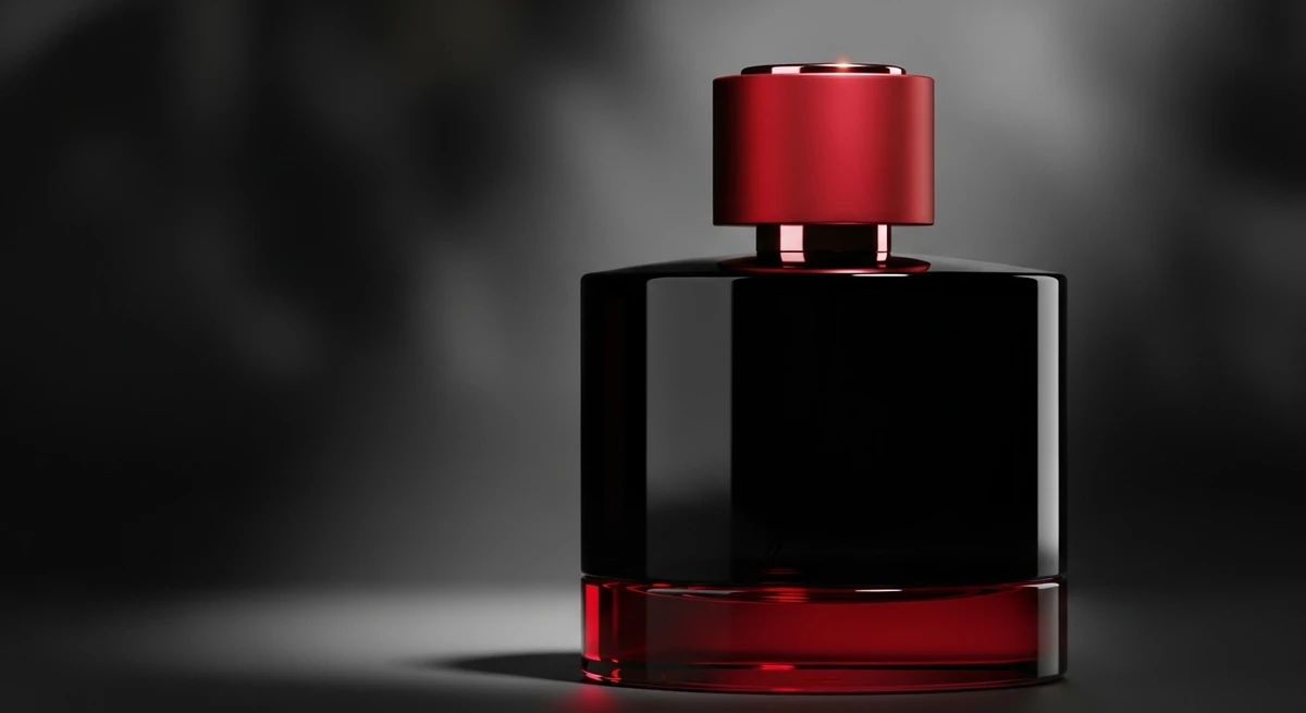 Perfume para Escorpião: intenso e misterioso, com notas de patchouli, incenso e baunilha escura por Imagem criada com IA