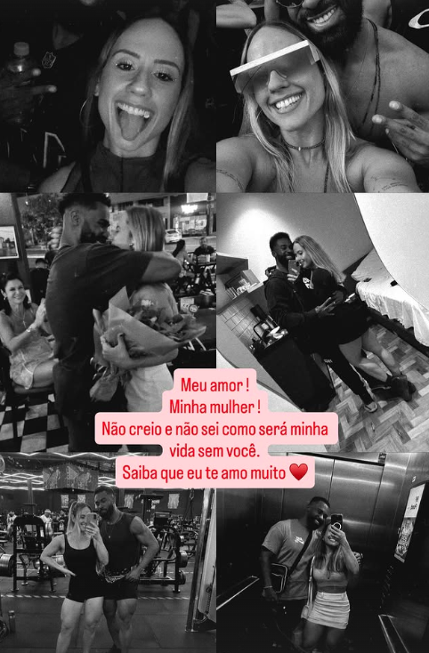 Publicação de Rafael Santos nas redes sociais