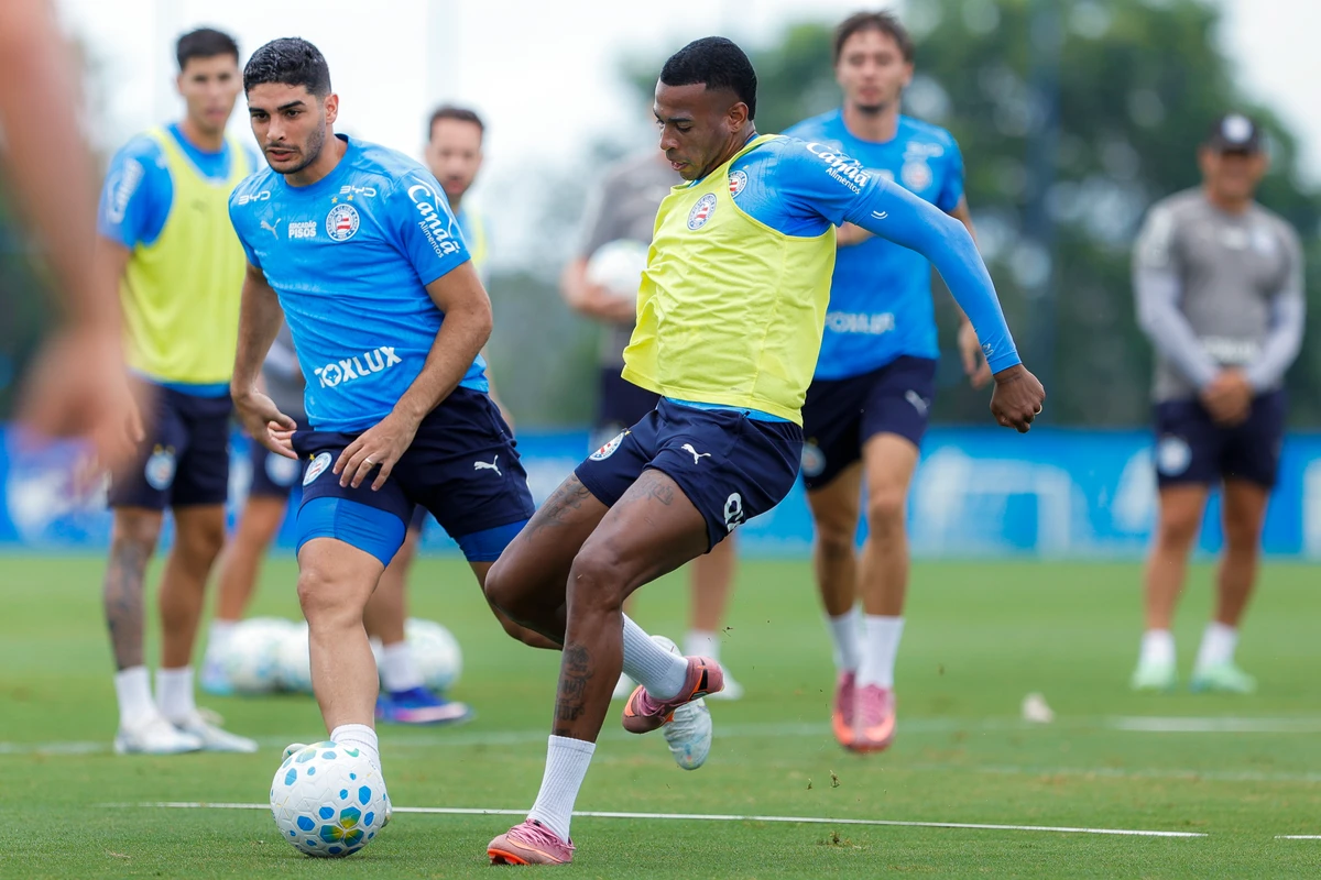 Último treino do Bahia antes de encarar o Atlhetico-PR