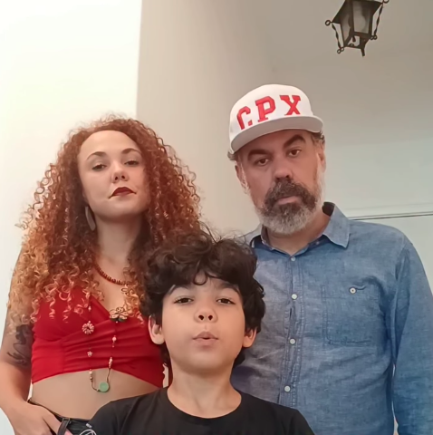 Humorista e o filho por Reprodução | Instagram