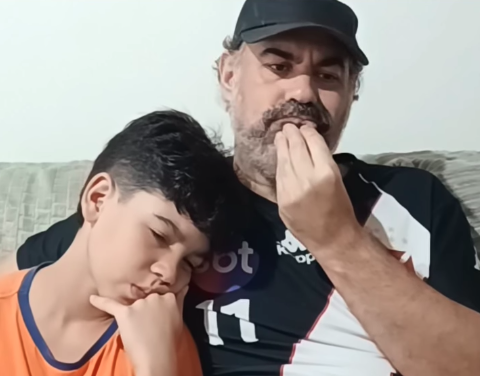 Humorista e o filho por Reprodução | Instagram