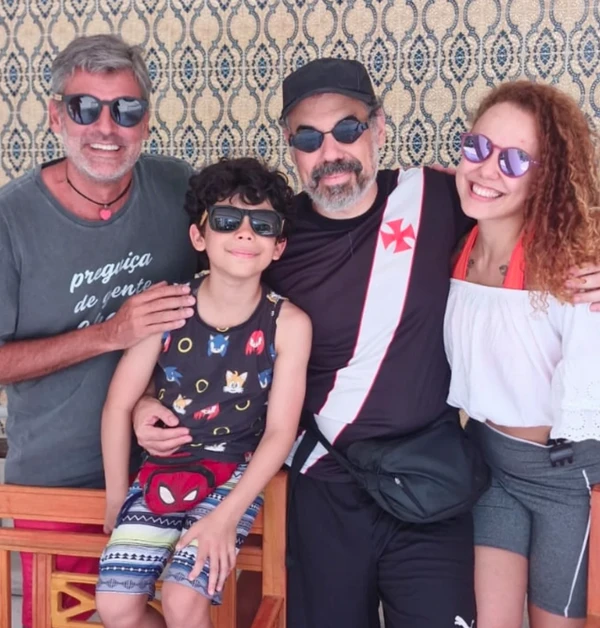 Humorista e o filho por Reprodução | Instagram