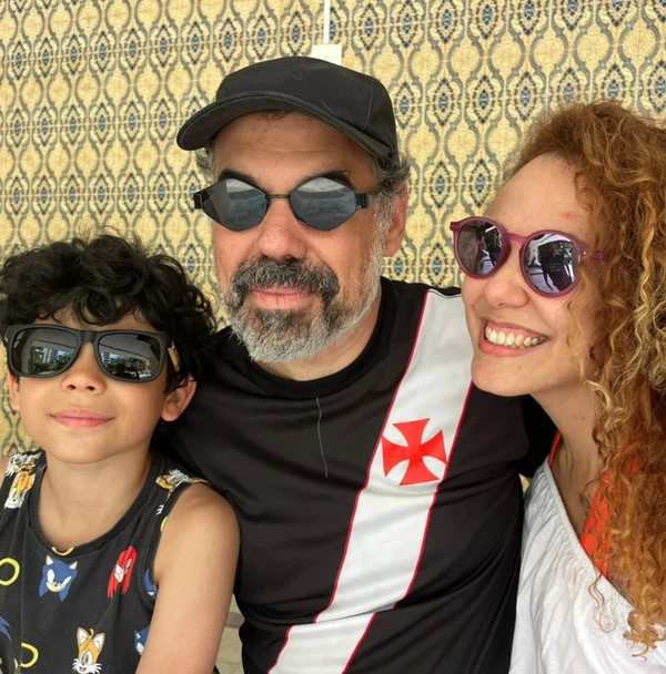 Humorista e o filho por Reprodução | Instagram