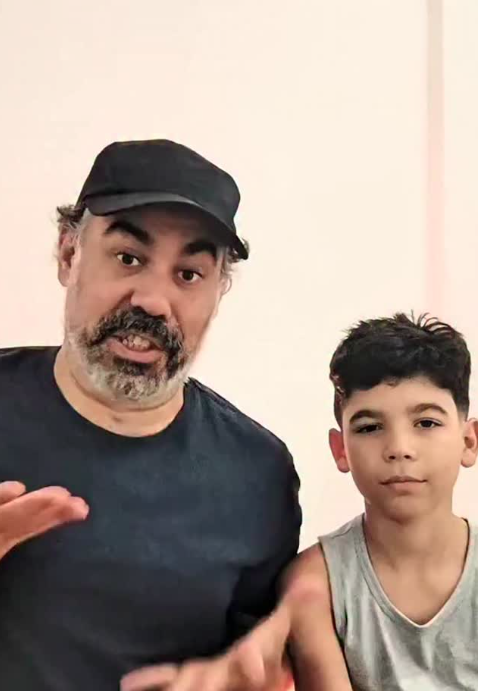 Humorista e o filho por Reprodução | Instagram