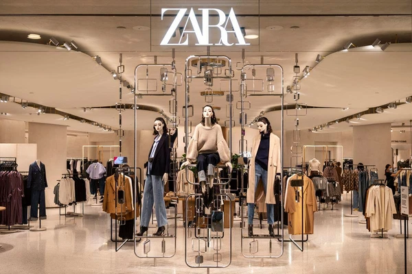 Loja de roupas Zara por Divulgação