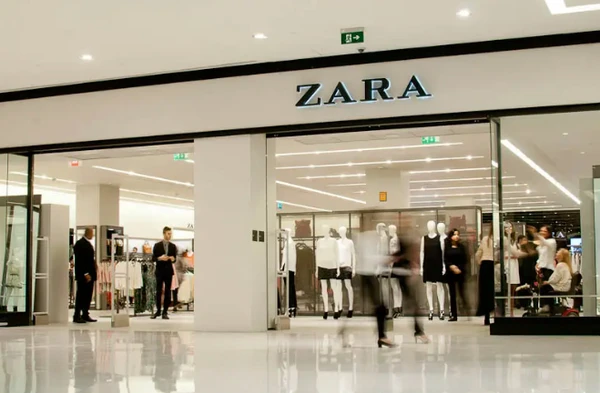 Loja de roupas Zara por Divulgação