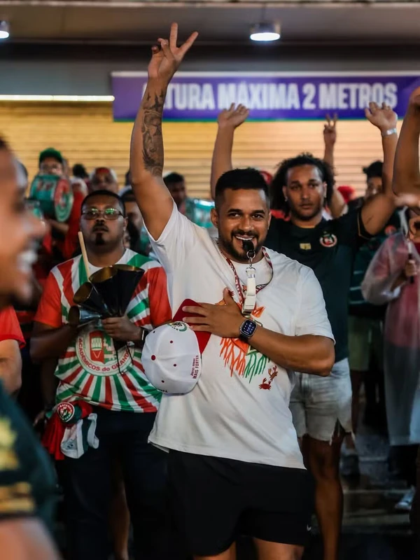 Mestre Fafá é o mestre de bateria da Grande Rio por Rafael Arantes/Grande Rio