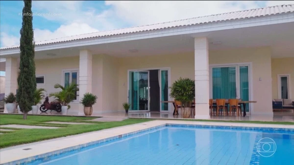 Nattan mostra casa no Ceará durante visita de Eliana por Reprodução