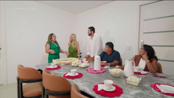 Nattan mostra casa no Ceará durante visita de Eliana por Reprodução