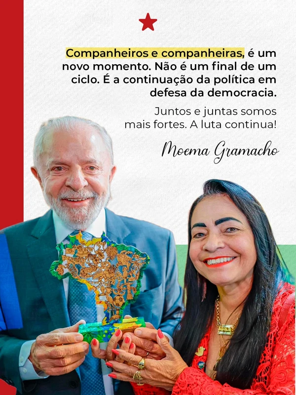 Saída de Moema do PT por Reprodução