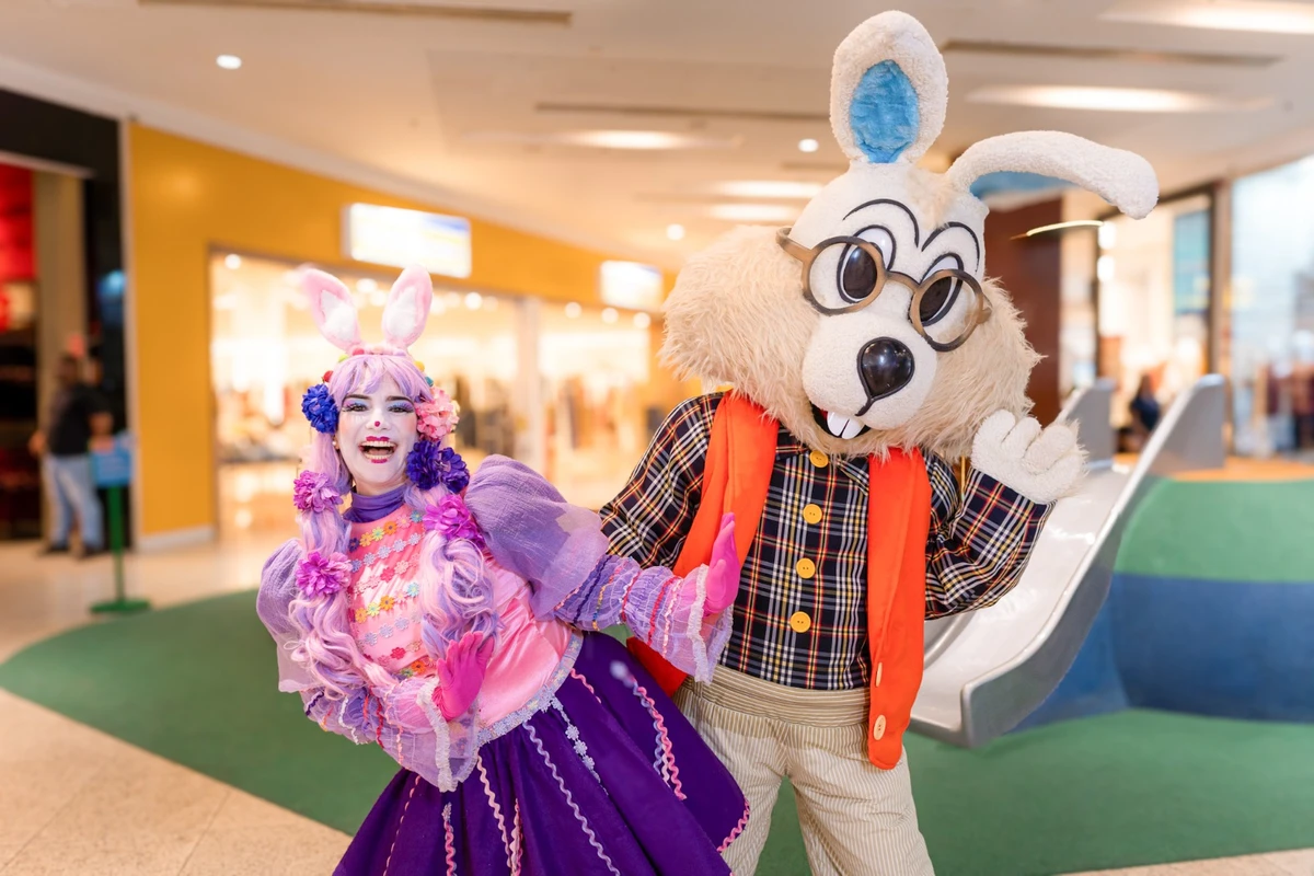 Além de conhecer o coelho da Páscoa, as crianças vão poder participar de caça aos ovos