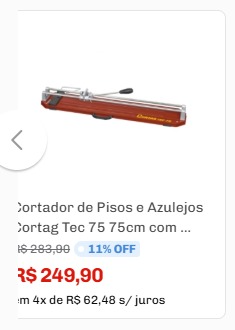 Confira algumas ofertas no site por Reprodução