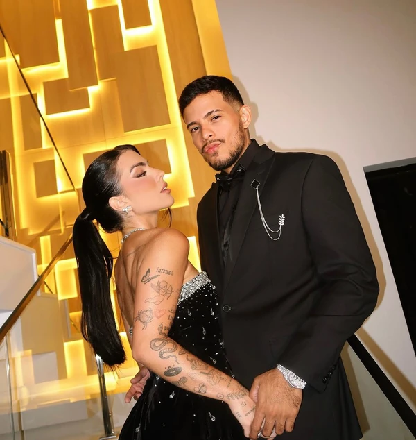 Felipe Amorim e Duda Kropf por Reprodução/ Instagram