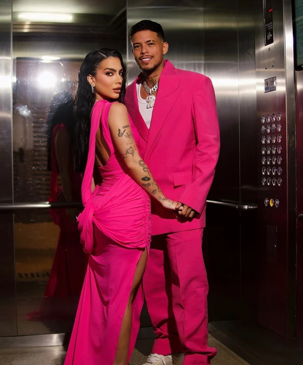 Felipe Amorim e Duda Kropf por Reprodução/ Instagram