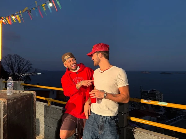 Zé Felipe e João Guilherme por Reprodução/Instagram