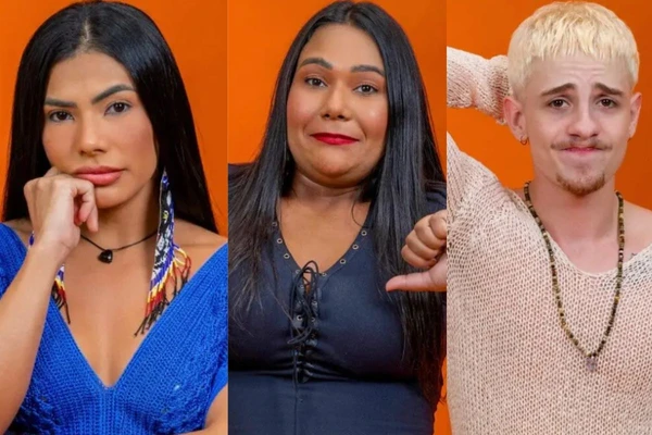 13ª Paredão é formado por Marciele, Chaiany e Juliano