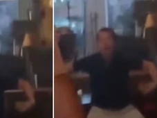 Imagem - Pai de argentina acusada de racismo no Rio é filmado repetindo gestos após a filha deixar o Brasil