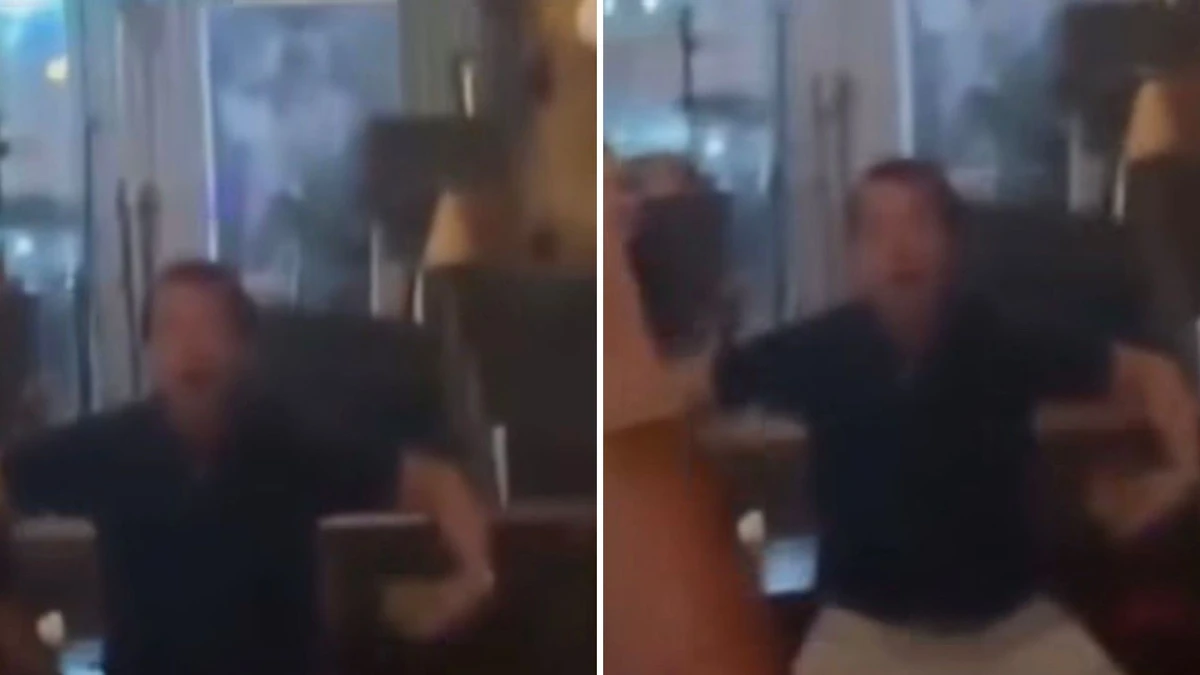 Empresário foi filmado em um bar na Argentina