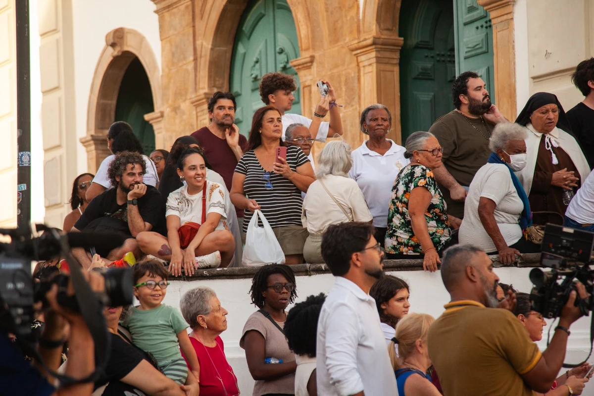 Liturgia e procissão da Semana Santa na Igreja do Carmo por Sora Maia/CORREIO