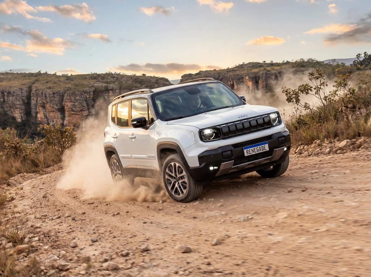 O Renegade passou por mais uma atualização de estilo e ganhou um sistema híbrido em duas versões