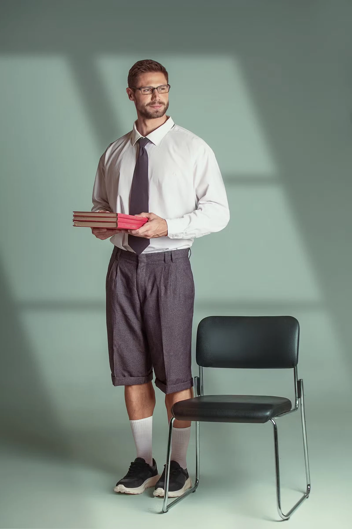 Jonas faz ensaio com tema 5ª série por Márcio Farias/Divulgação