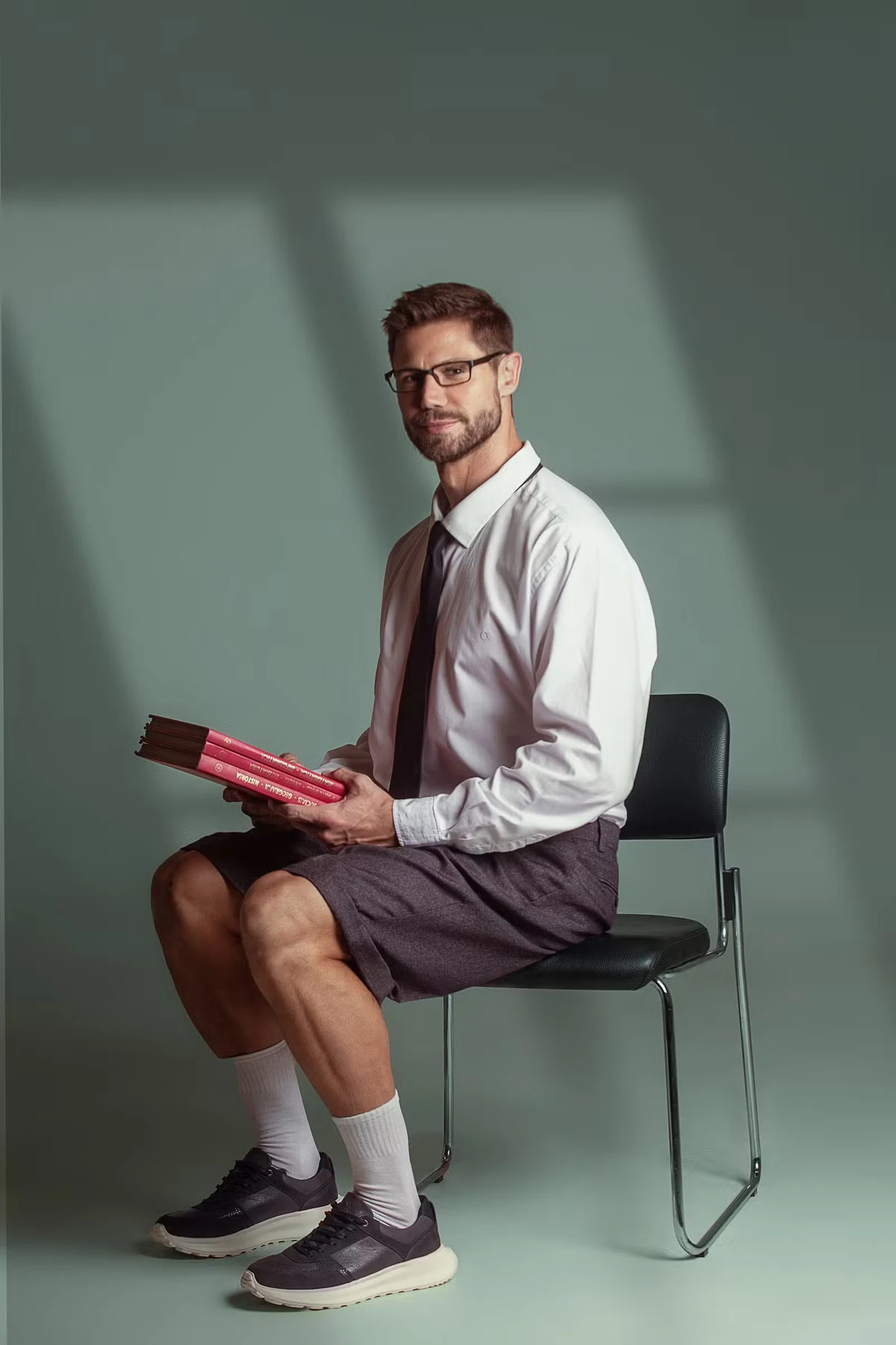 Jonas faz ensaio com tema 5ª série por Márcio Farias/Divulgação