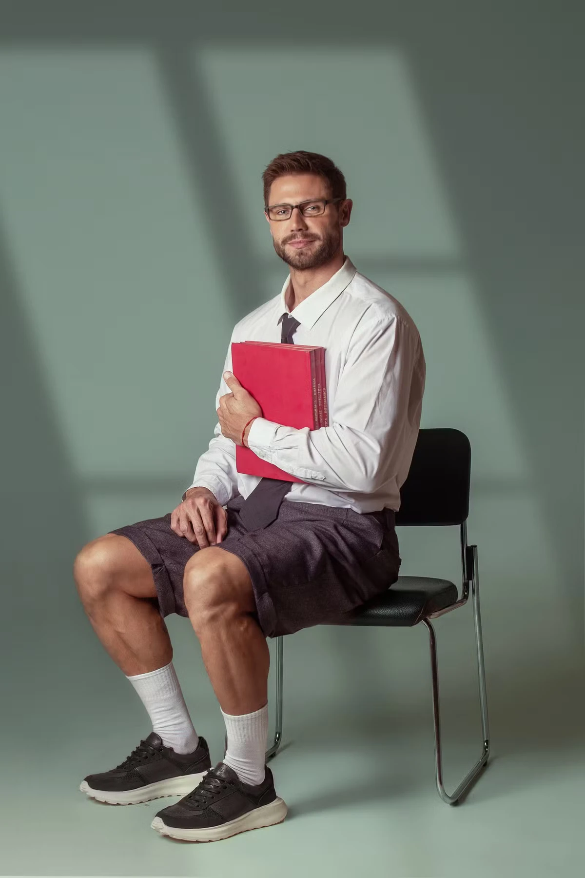 Jonas faz ensaio com tema 5ª série por Márcio Farias/Divulgação