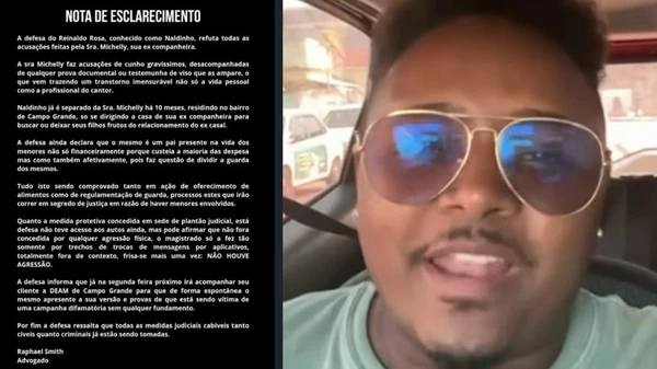 Naldinho Rosa é acusado de agredir a ex por Reprodução