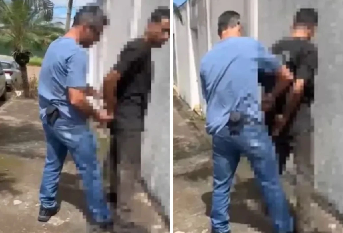 Tio foi preso pela polícia 