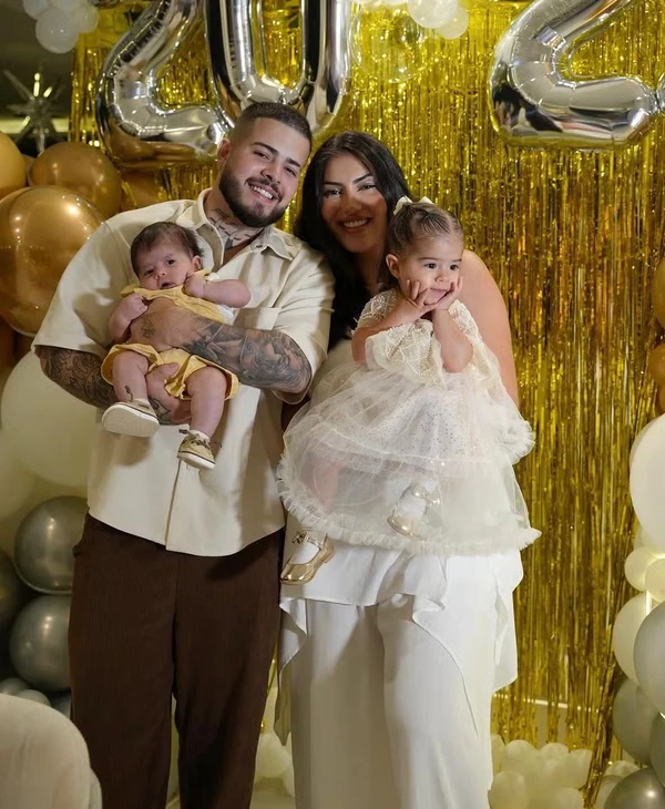 Jottapê é casado e tem dois filhos por Reprodução