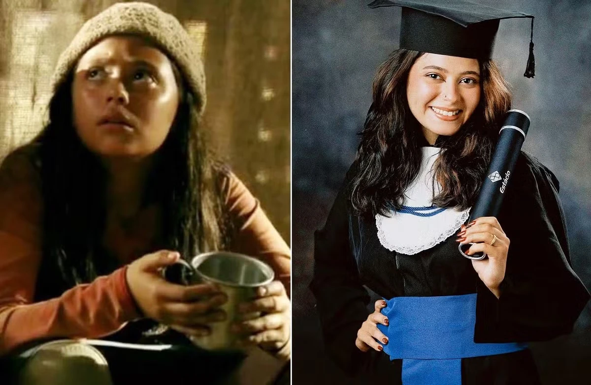 Julia Farias na época de "Avenida Brasil" e atualmente por Reprodução