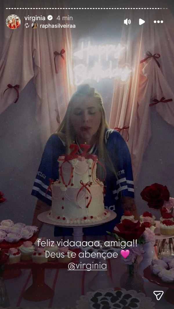 Virginia Fonseca chega aos 27 anos com festa surpresa na mansão do namorado por Reprodução/Redes Sociais 