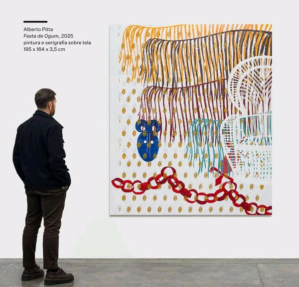 Alberto Pitta - Festa de Ogum (2025) por Divulgação/Nara Roesler